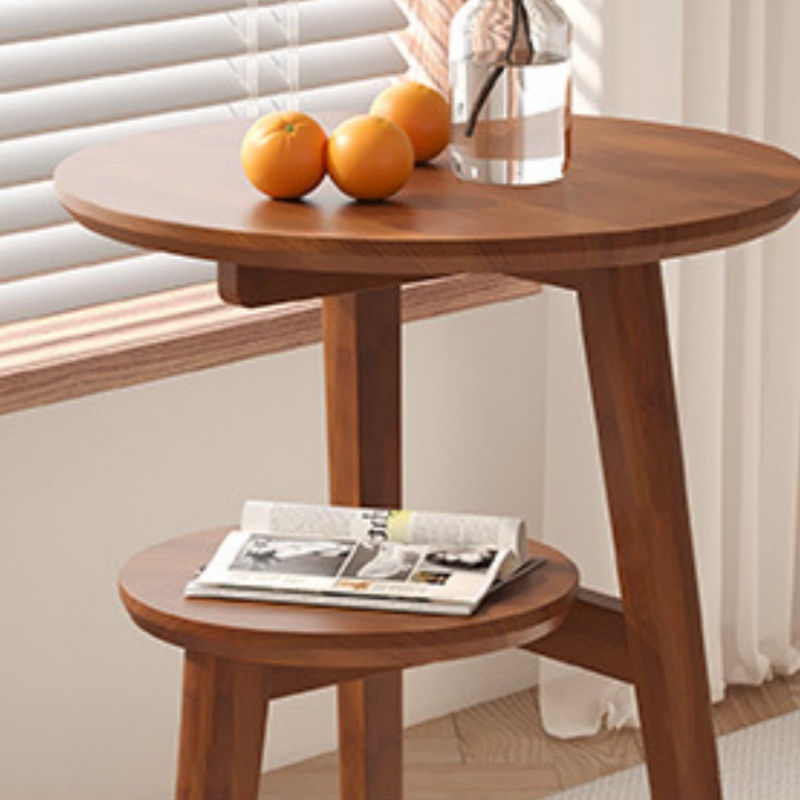 Miniature : Table d'appoint en bois massif – Chevet moderne