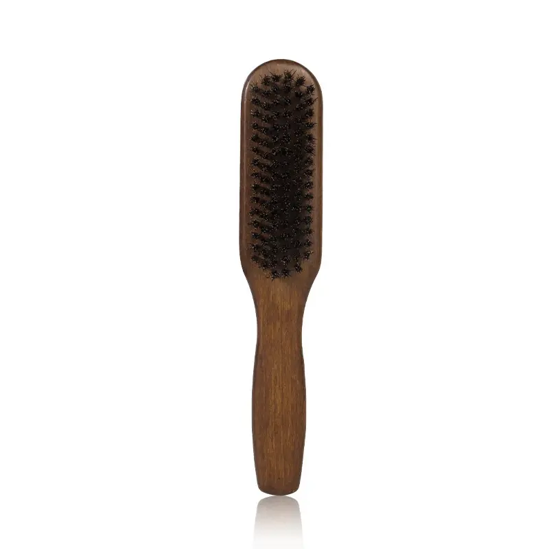 Miniature : Brosse à barbe en bois – Poils de sanglier naturels