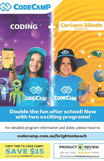 flyer-2025_AS_-_Coding_+_Curious_Minds_-_Discount-Brighton_Beach_Primary_School-After-Scho