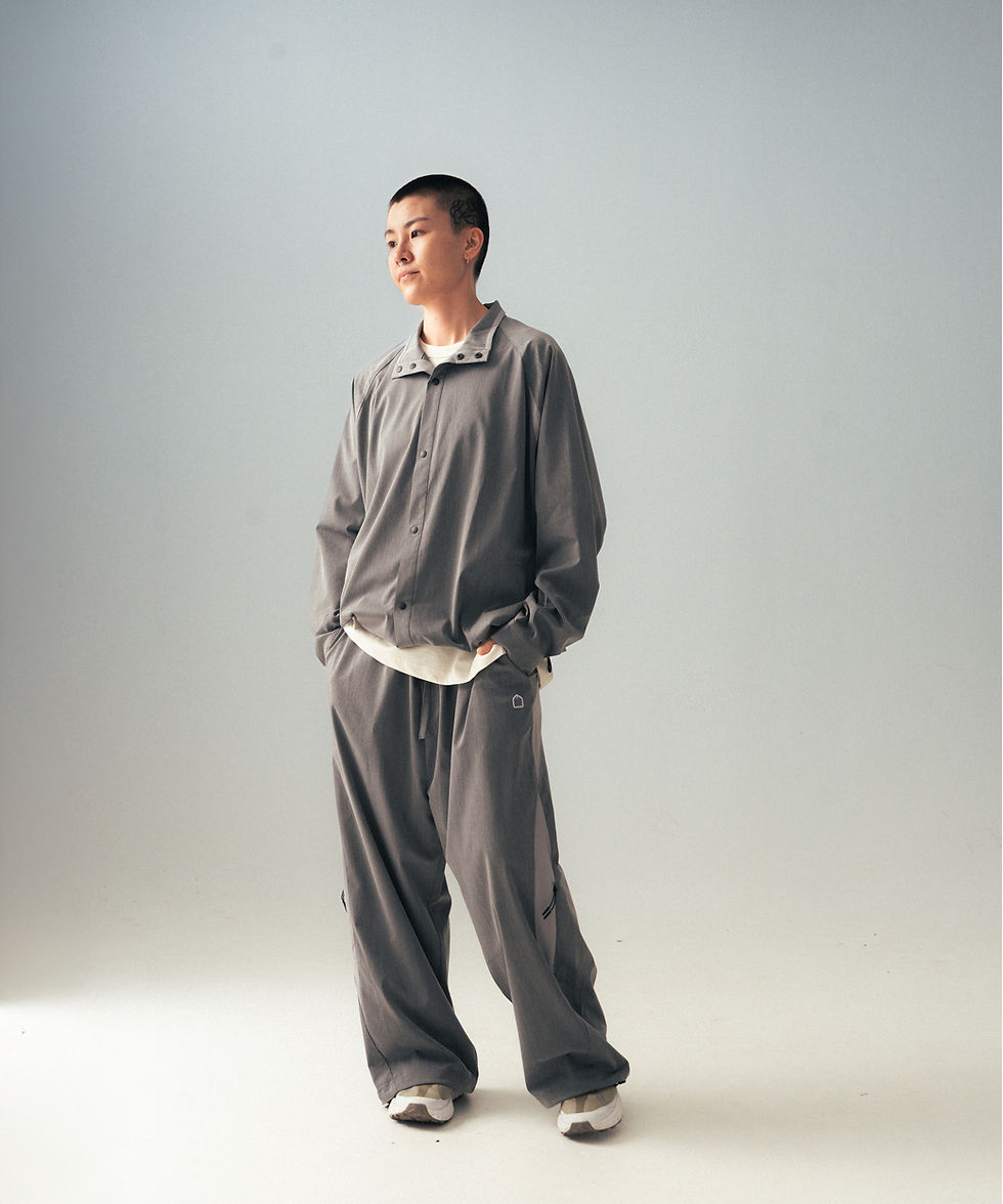 縮圖：Gentle Snap Shirt (Heather Grey)
