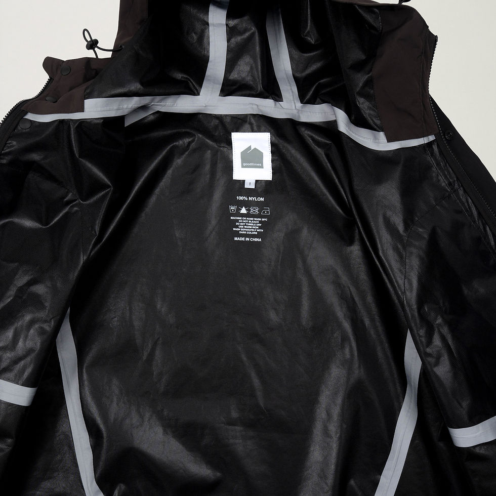 縮圖：3L Shell Rocky Jacket (Black)