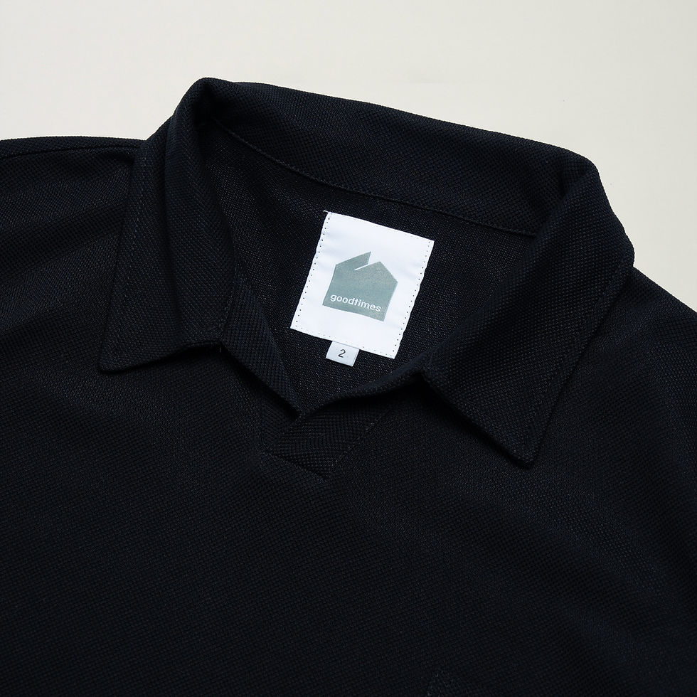 縮圖：Skipper Polo (Black)