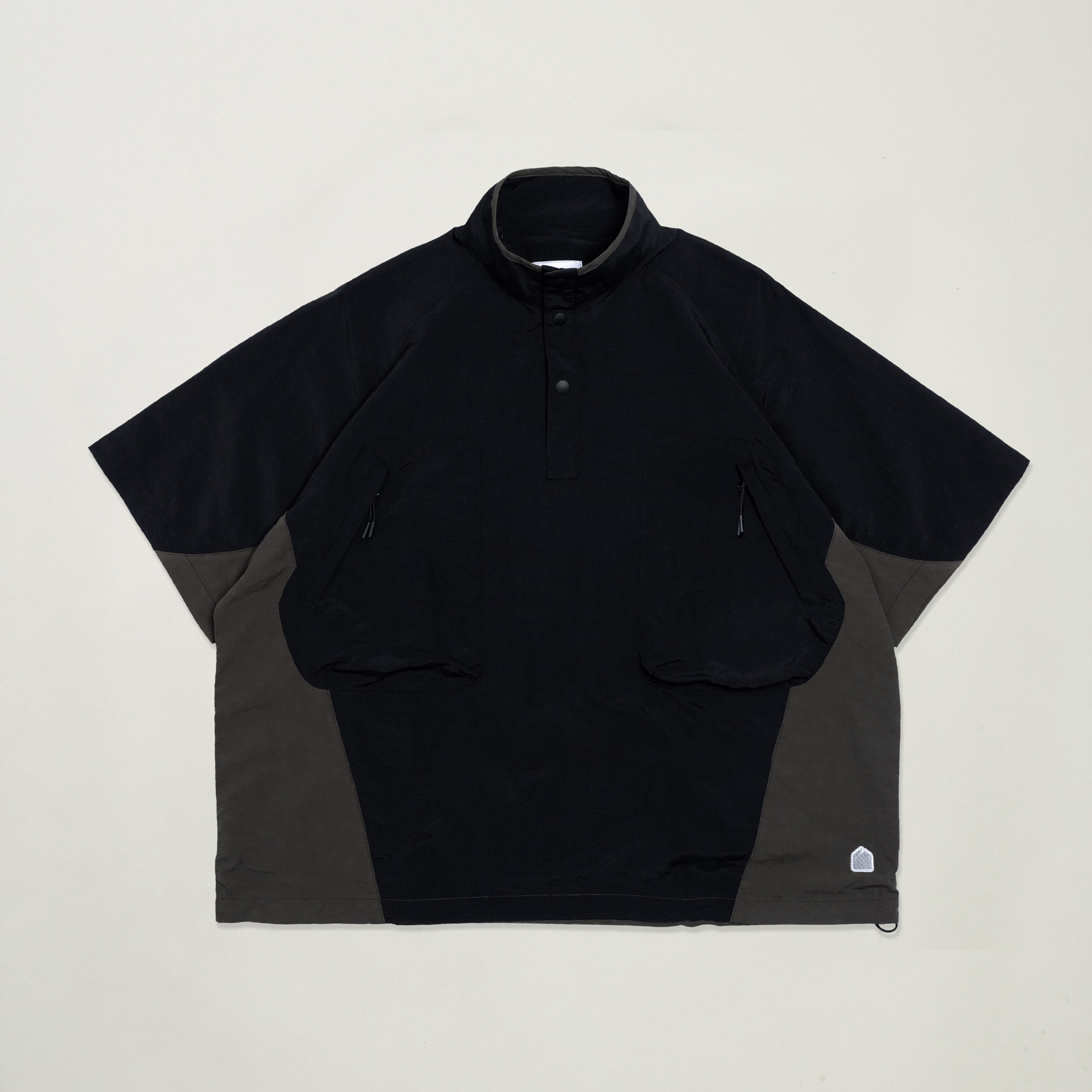 Half Snap Pullover Shirt (Noir)
