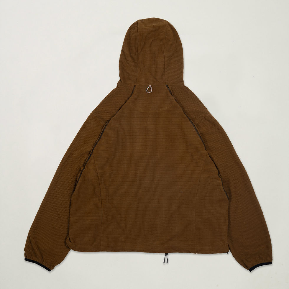 縮圖：Thermal Waffle Hoodie (Brown)
