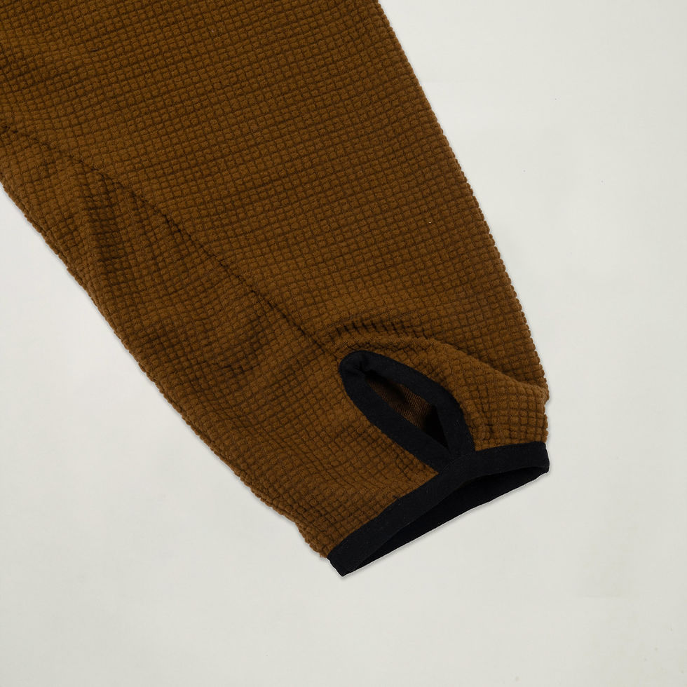 縮圖：Thermal Waffle Hoodie (Brown)