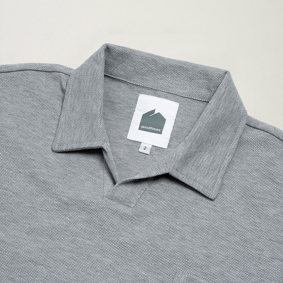 縮圖：Skipper Polo (Melange Grey)