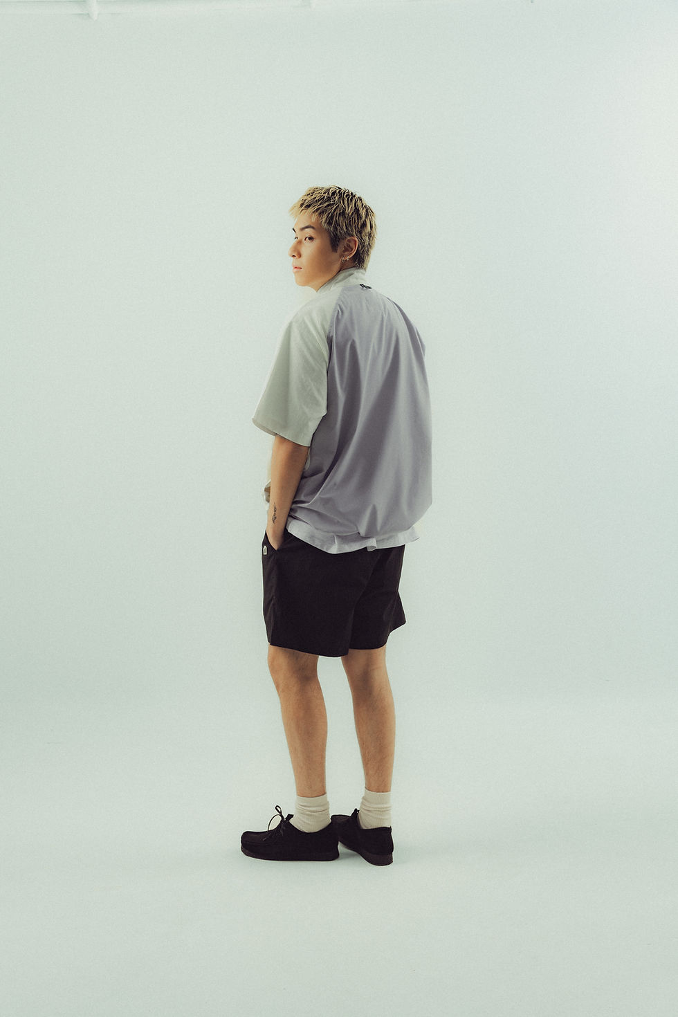 Thumbnail: Half Snap Pullover Shirt (Ivory)