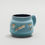 Thumbnail: Cup | Matte Turquoise and Stamps