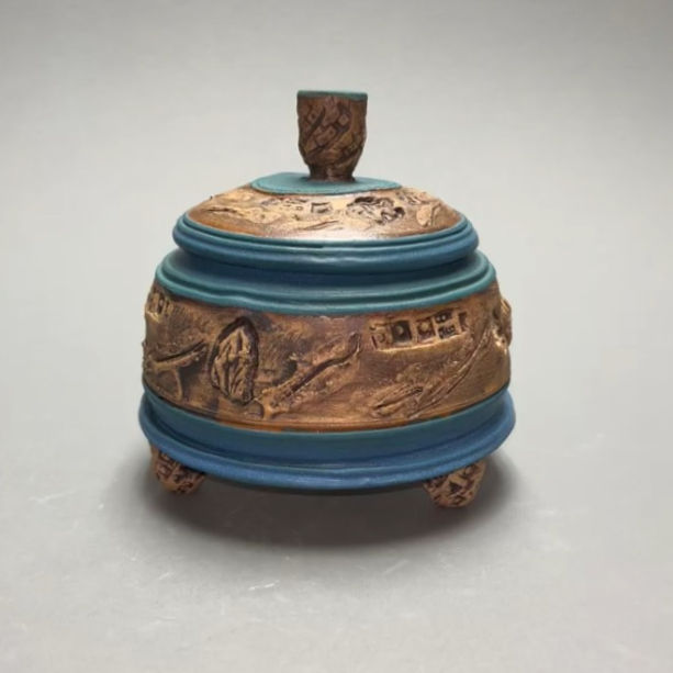 Sculptural Lidded Jar