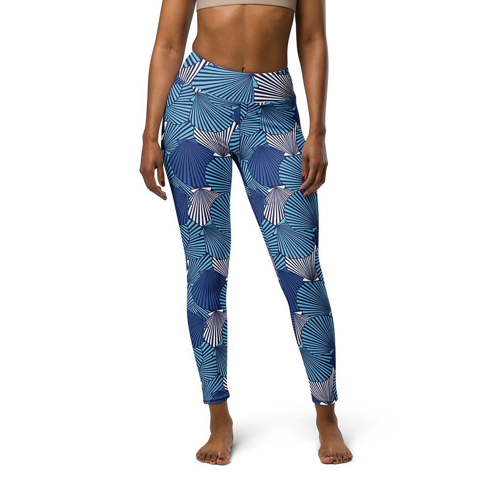 Thumbnail: Clam Shell Yoga Leggings