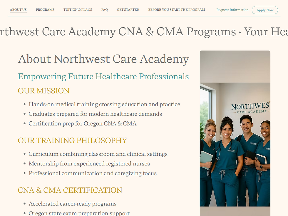 The Northwest Care Academy