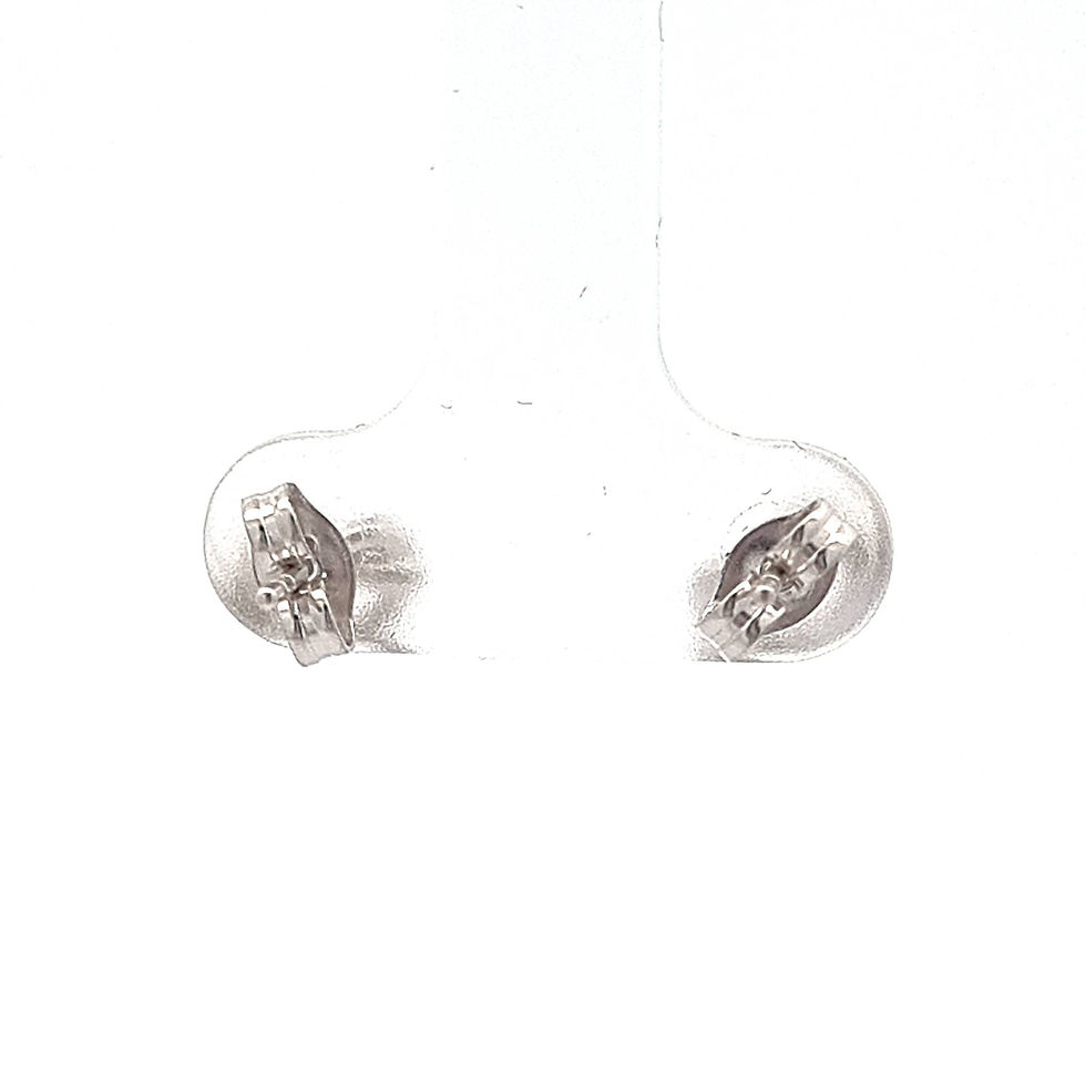 Thumbnail: 9ct White Gold Knot Studs