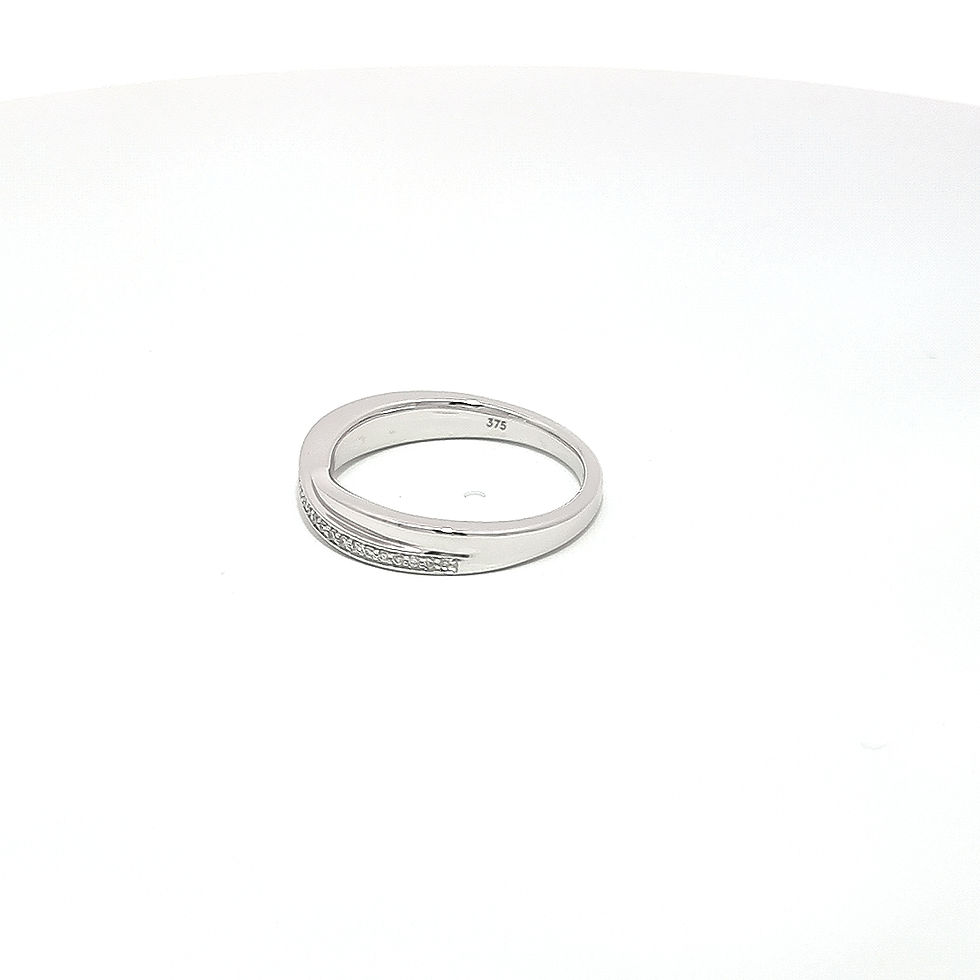 Thumbnail: 9ct White Gold Diamond Ring
