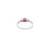 Thumbnail: 9ct White Gold Ruby & Diamond Ring