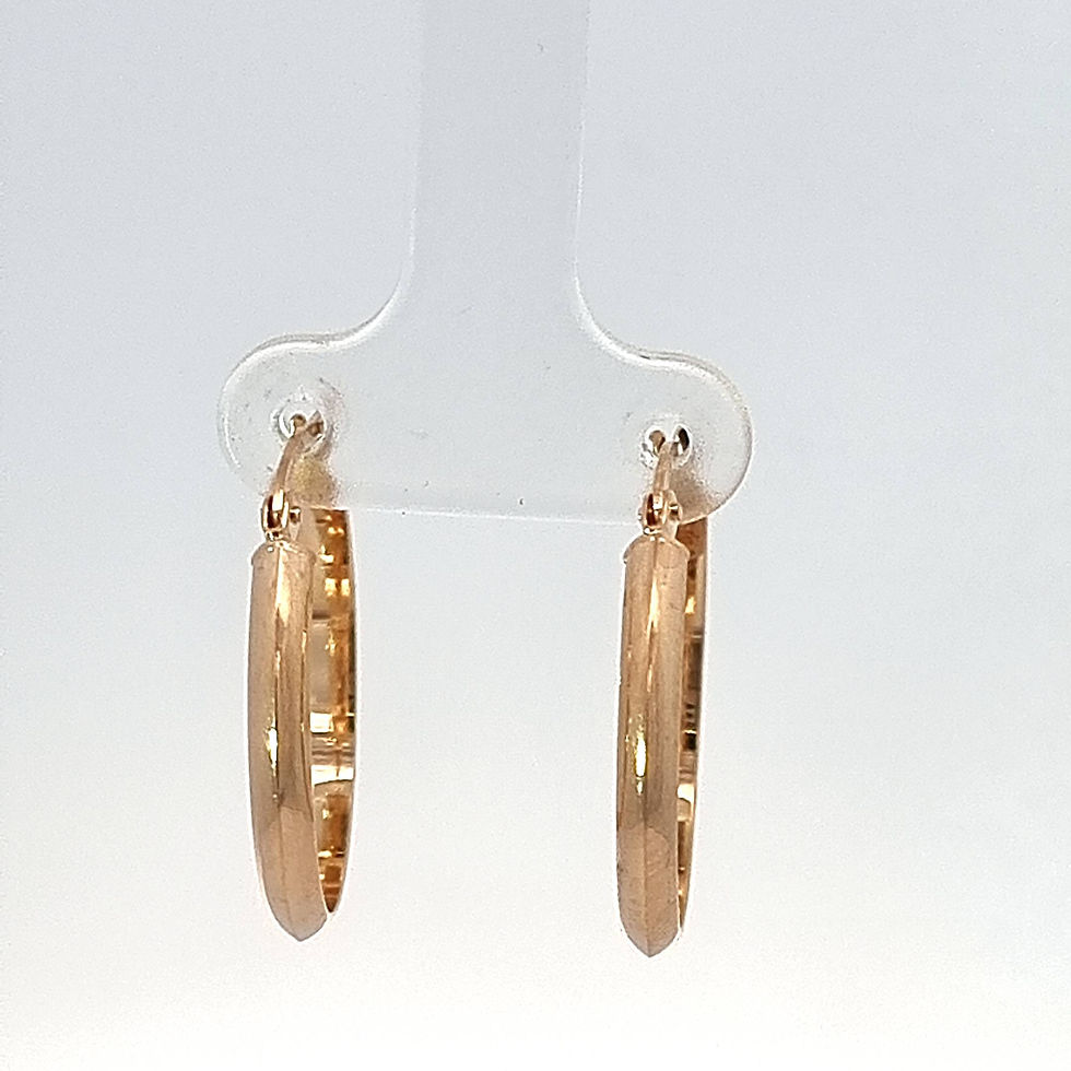 Thumbnail: 9ct Yellow Gold Hoops