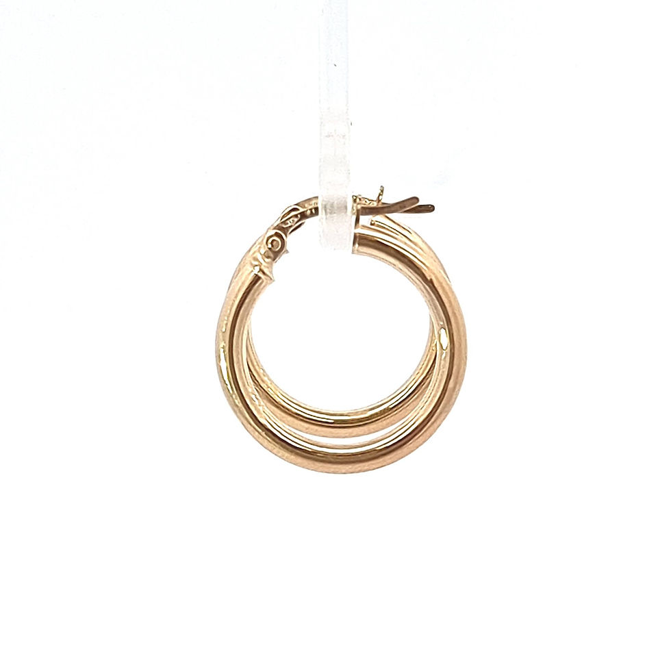 Thumbnail: 9ct Yellow Gold Hoops