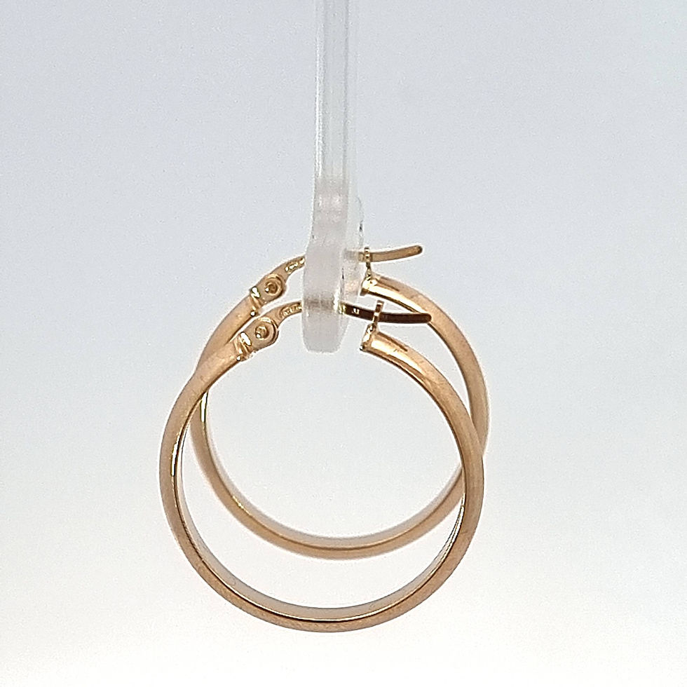 Thumbnail: 9ct Yellow Gold Hoops