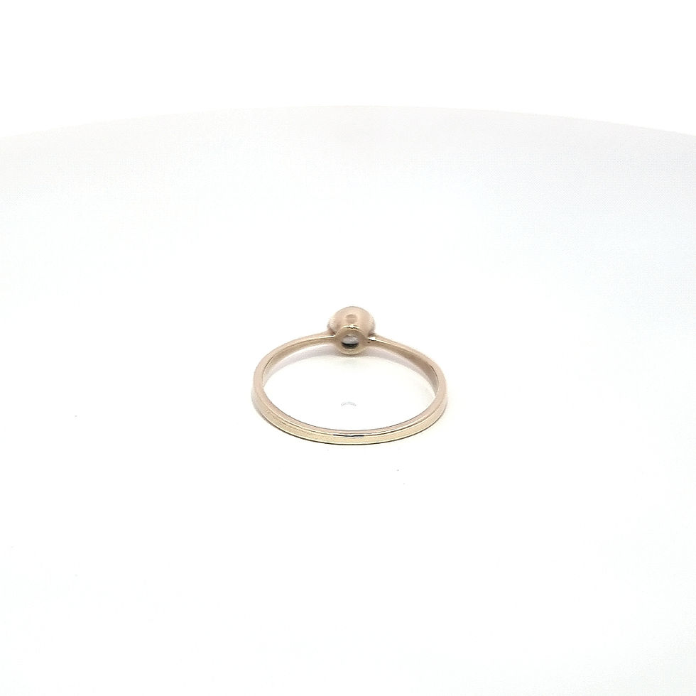 Thumbnail: 9ct Yellow Gold Solitaire Ring