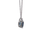 Thumbnail: 9ct White Gold Blue Topaz & Diamond Pendant