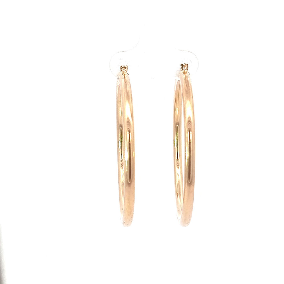 Thumbnail: 9ct Yellow Gold Hoops