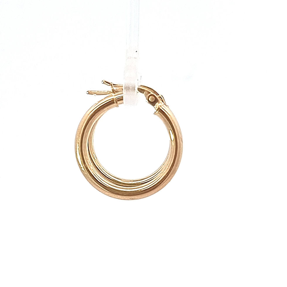 Thumbnail: 9ct Yellow Gold Hoops