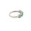 Thumbnail: 14ct White Gold Emerald Half Eternity Ring