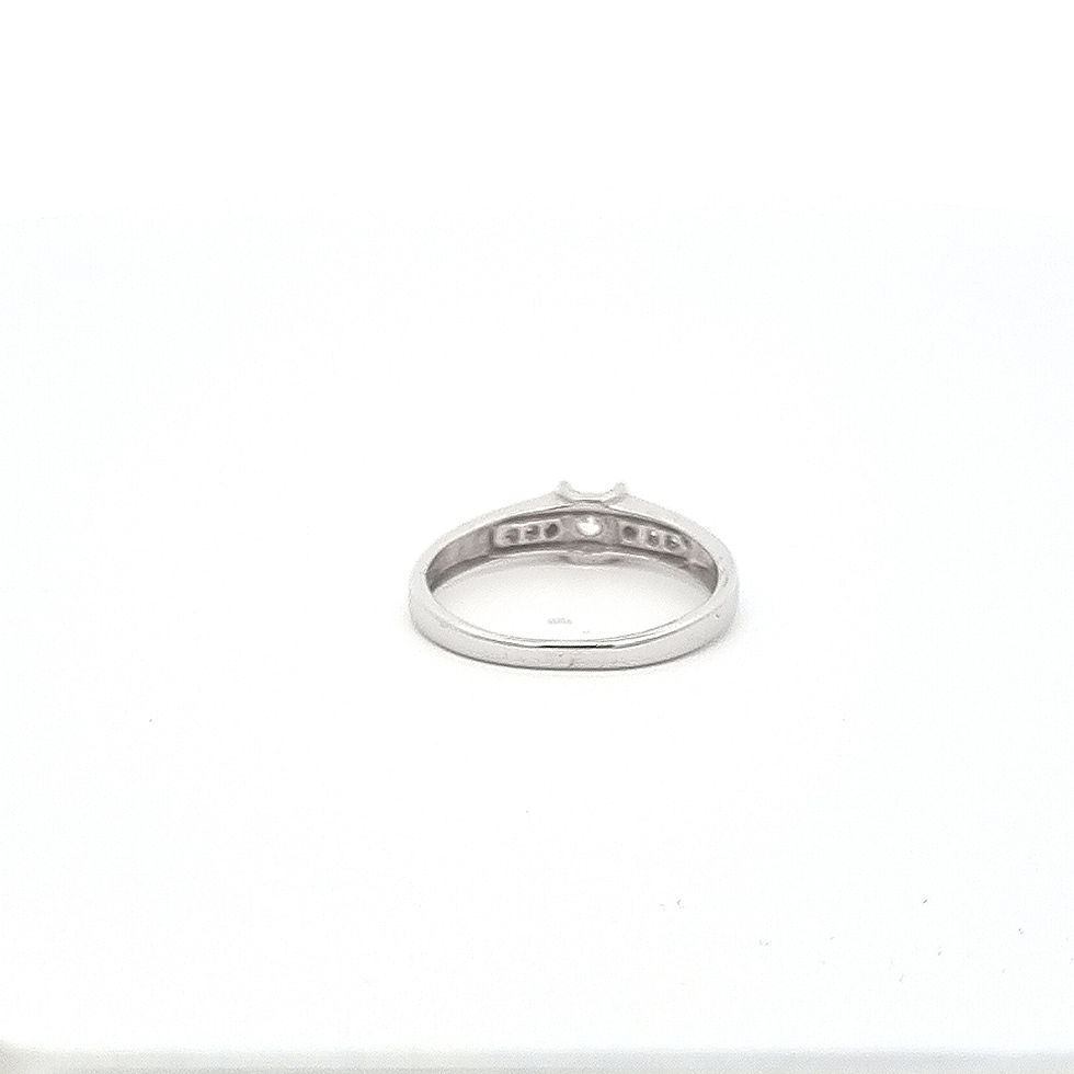 Thumbnail: 9ct White Gold Diamond Ring