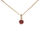 Thumbnail: 9ct Yellow Gold Garnet Pendant