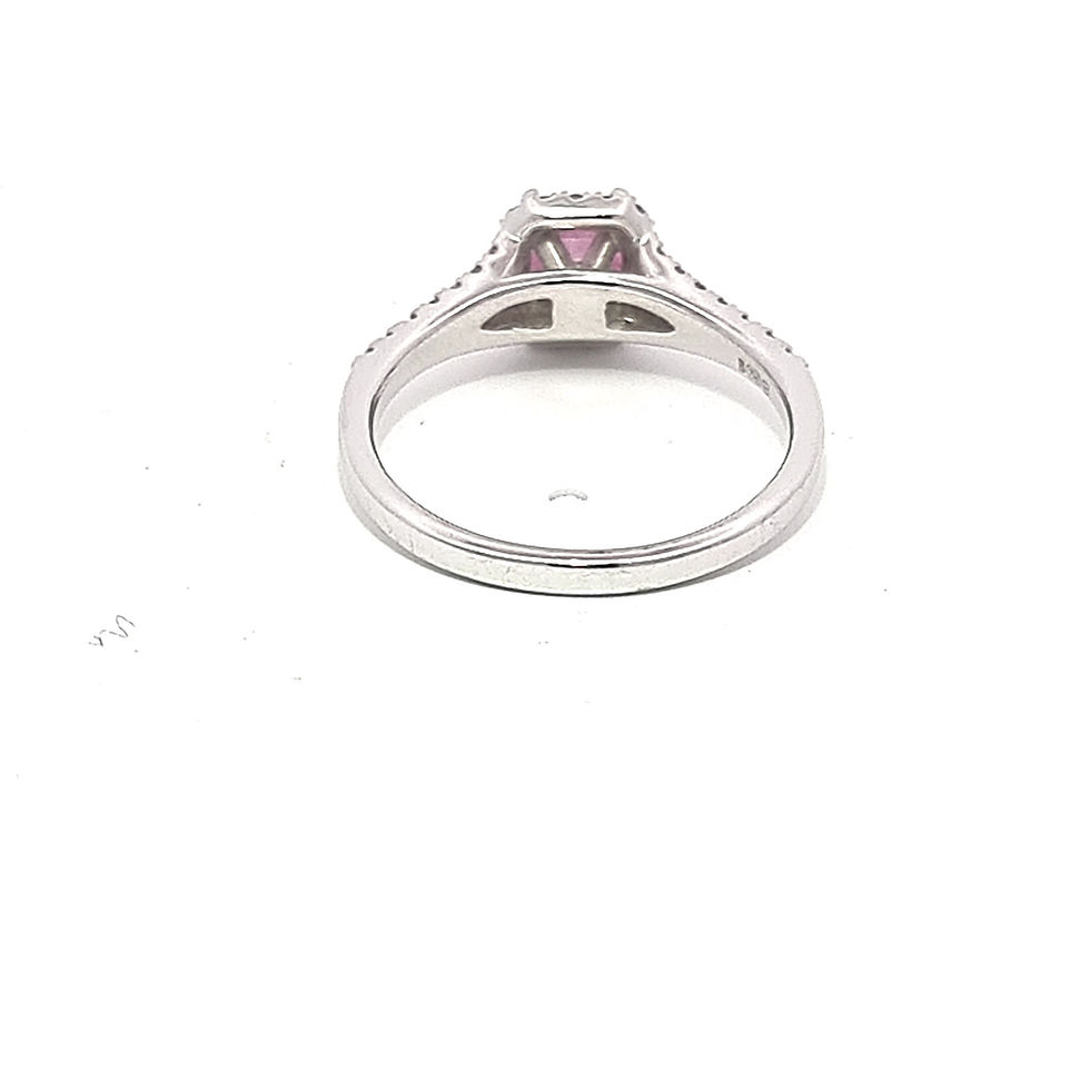 Thumbnail: 18ct White Gold Sapphire & Diamond Ring