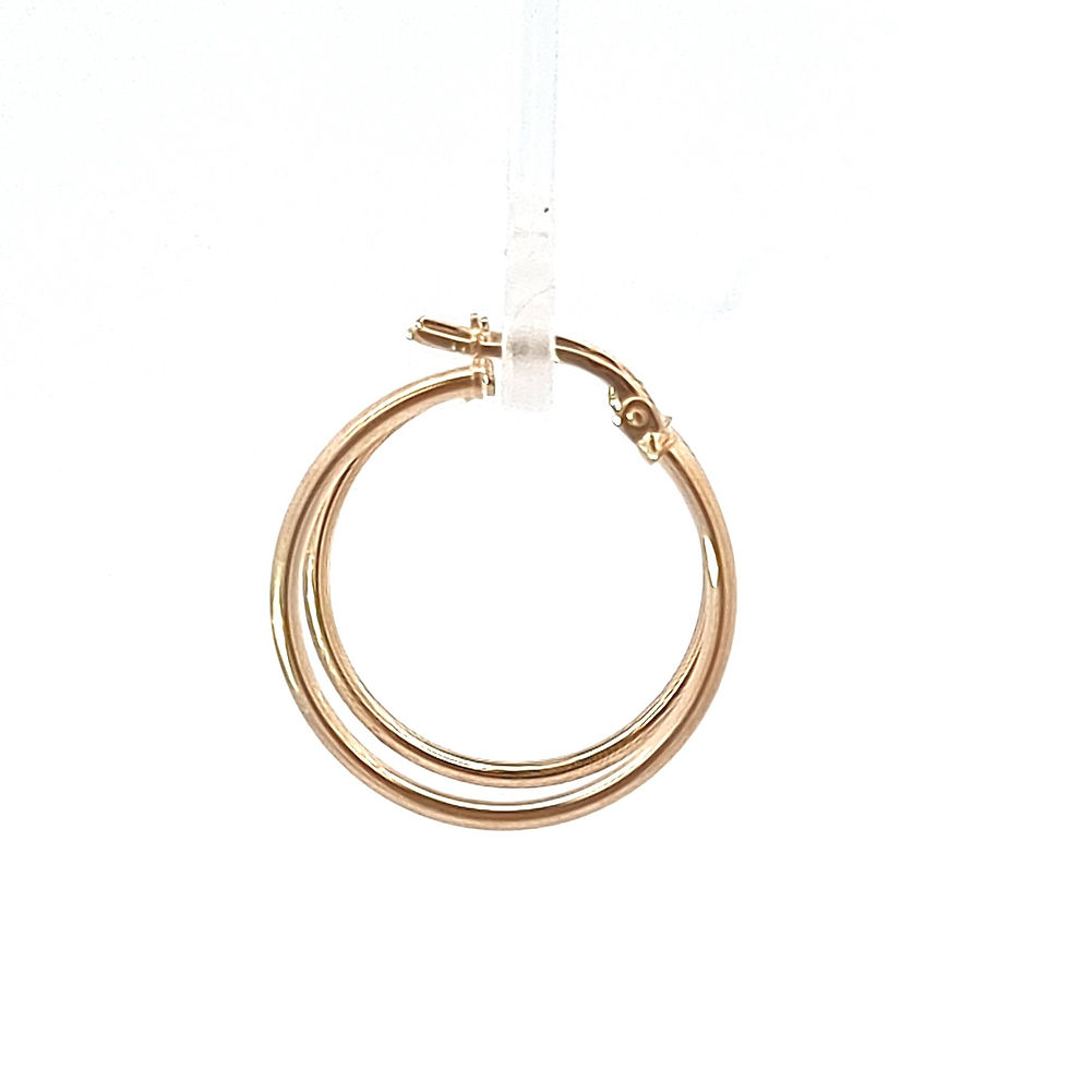Thumbnail: 9ct Yellow Gold Hoops