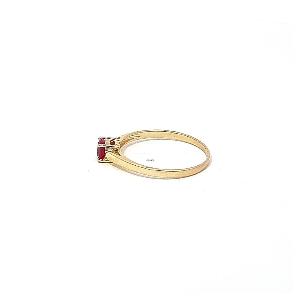 Thumbnail: 9ct Yellow Gold Ruby Ring