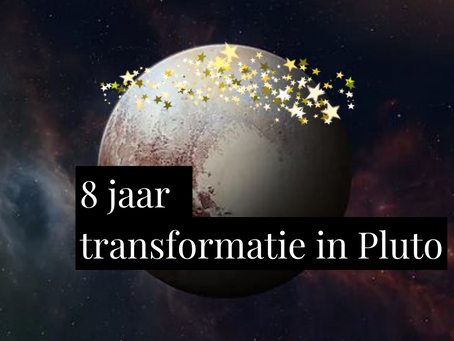 8 jaar transformatie in Pluto