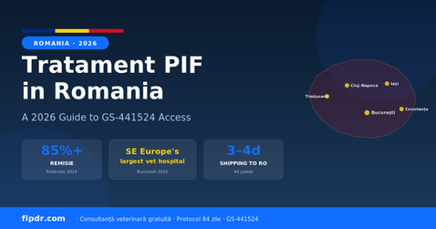FIP Treatment in Romania 2026: A GS-441524 Guide for Romanian Cat Owners