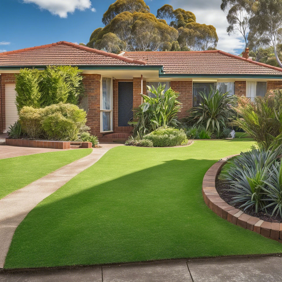 front yard with perfectly cut lawn in australia.jpg