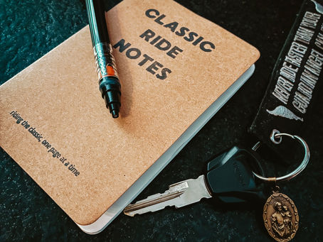 Caderneta de Bolso Classic Ride Notes