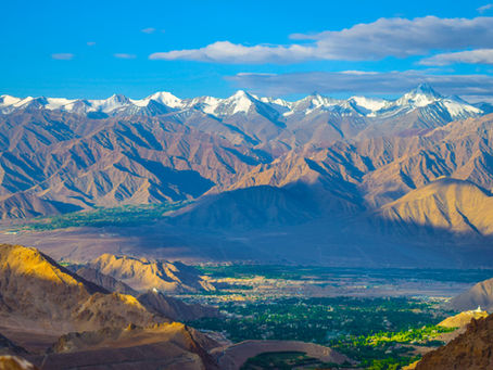 Vista de Leh, no Ladakh