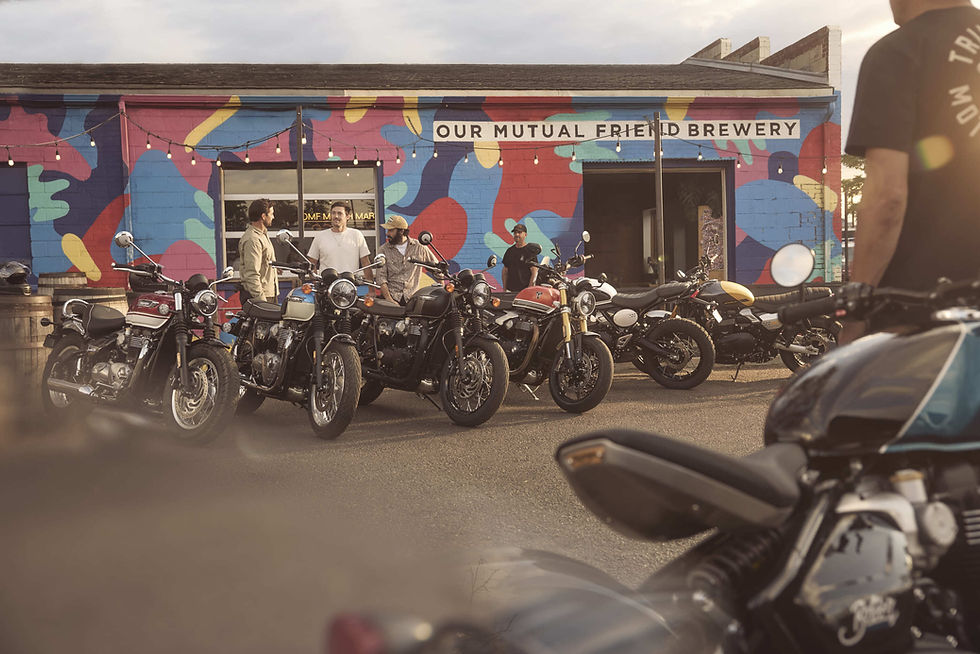 motos clássicas da Triumph