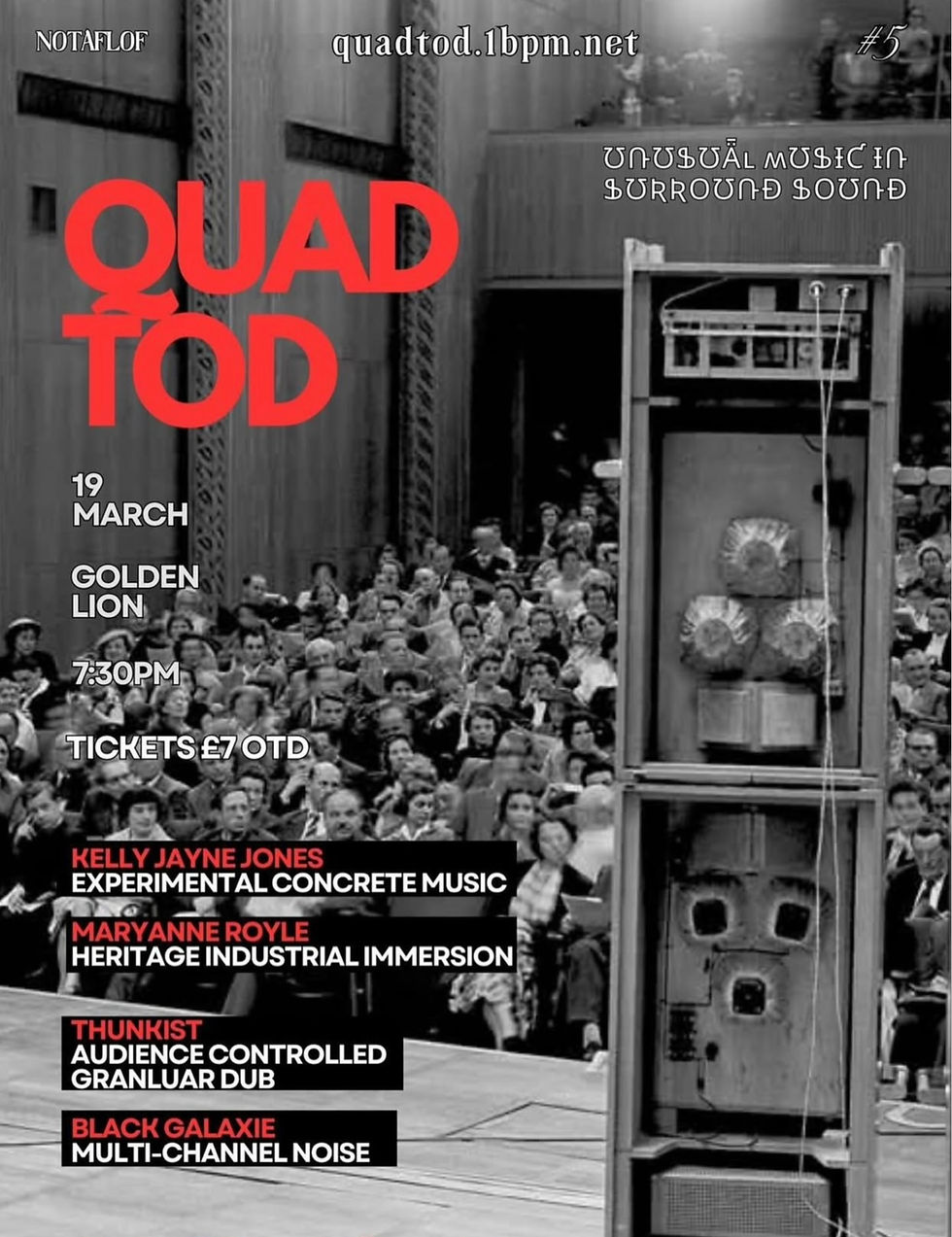 Quad Tod: Kelly Jayne Jones / Maryanne Royle / Thunkist / Black Galaxie