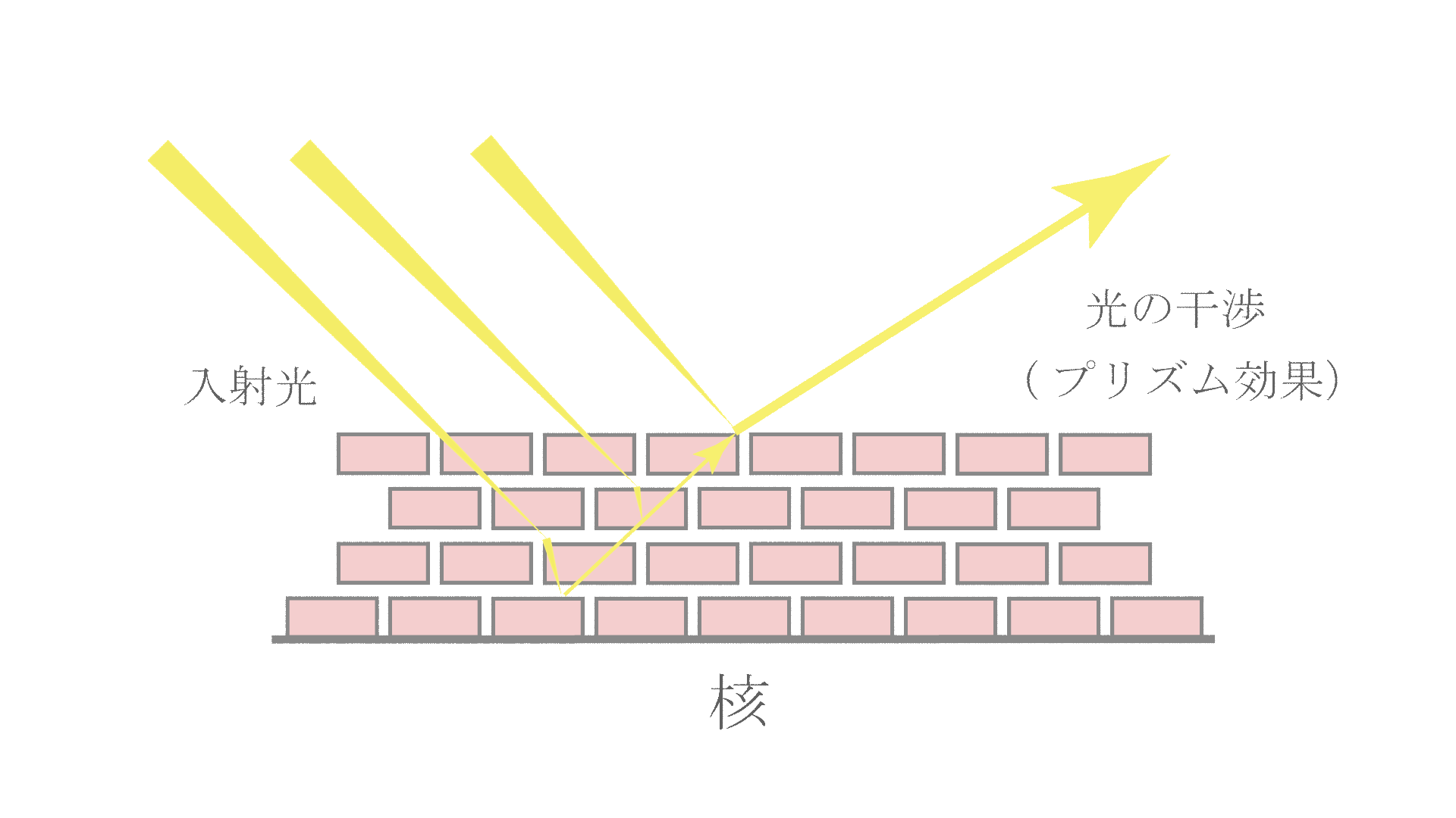 光の干渉 プリズム 天成真珠