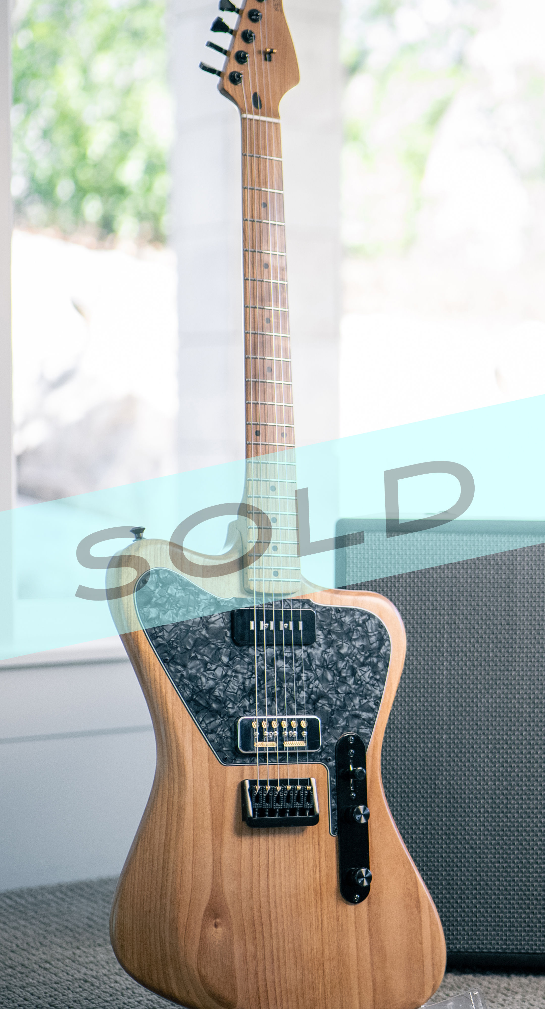 Kestrel Figured Alder with GFS Foil & Bar Pole Pickups