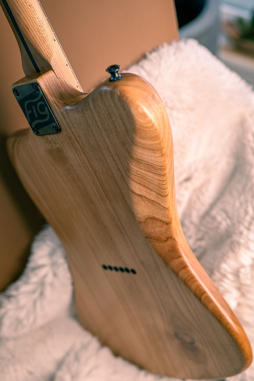 Thumbnail: Kestrel Figured Alder with GFS Foil & Bar Pole Pickups
