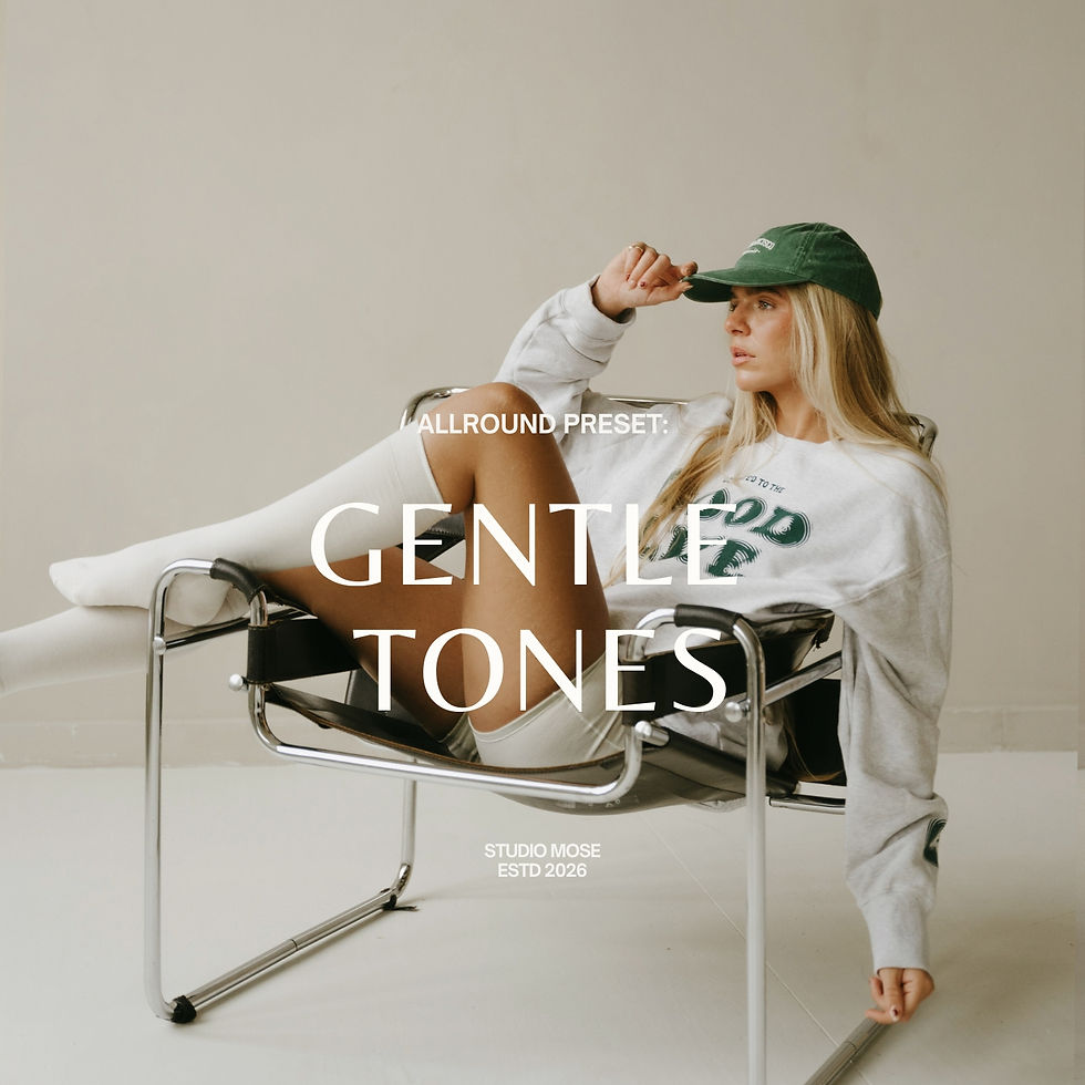Thumbnail: Allround preset lightroom: Gentle Tones