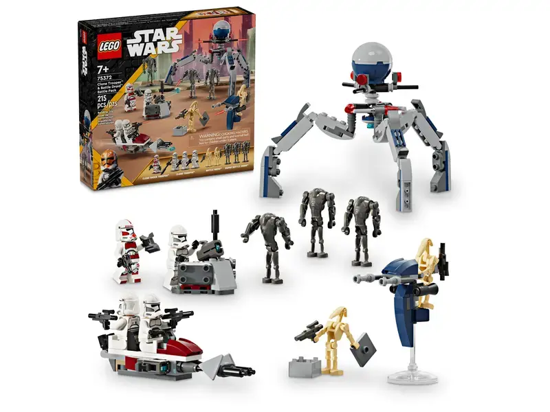 LEGO 75372 Star Wars Clone Trooper & Battle Droid Battle Pac