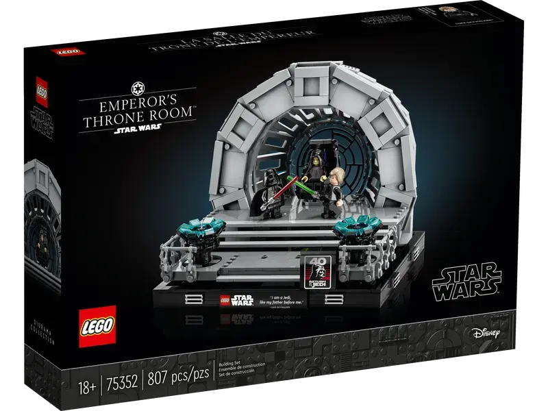 LEGO 75352 Star Wars Troonzaal van de keizer diorama