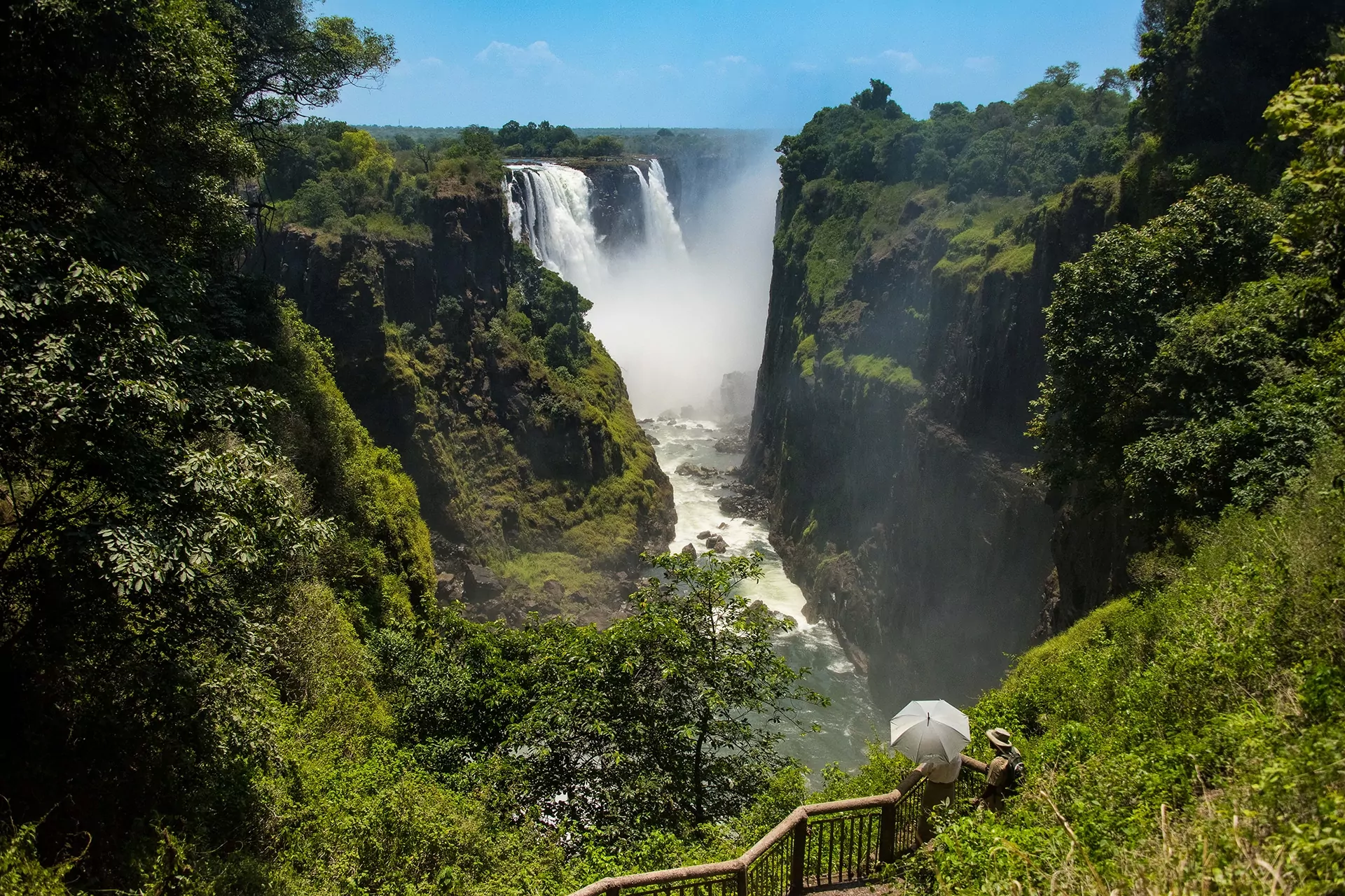 Victoria Falls Zimbabwe Side