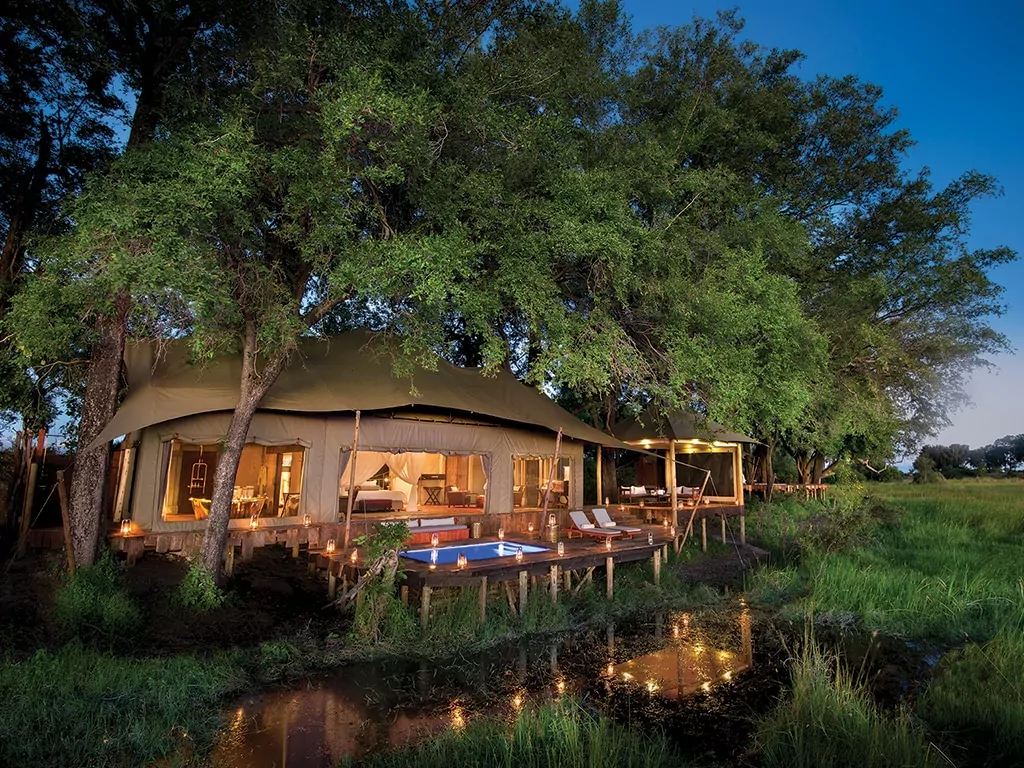 Duba Plains Luxury Safari Tented Camp Botswana