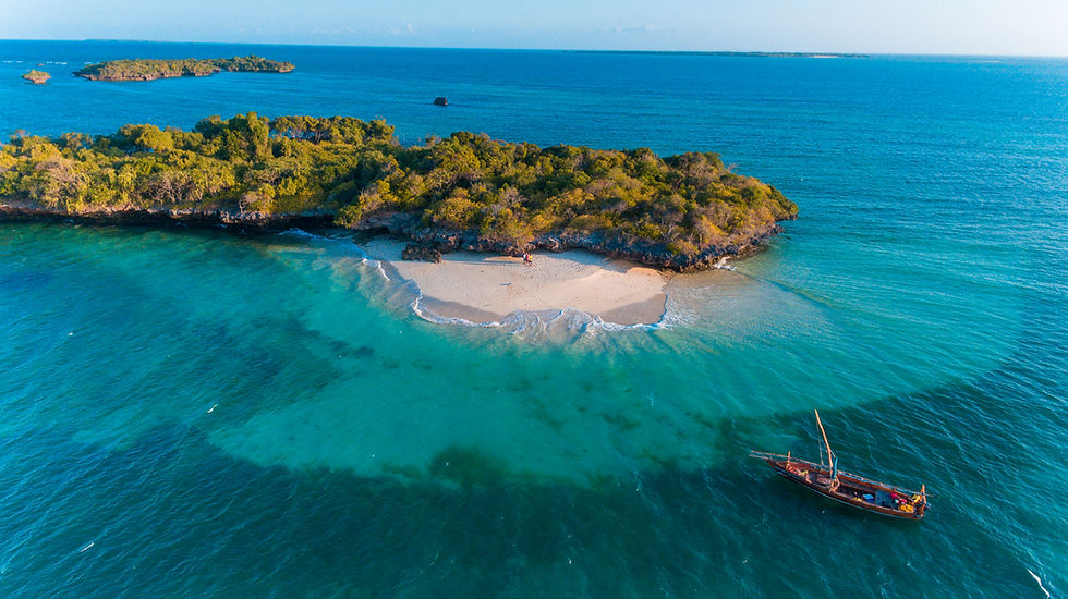 Zanzibar Island from Sky