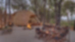 Outdoor dining area at andBeyond Sandibe Okavango Safari Lodge Botswana