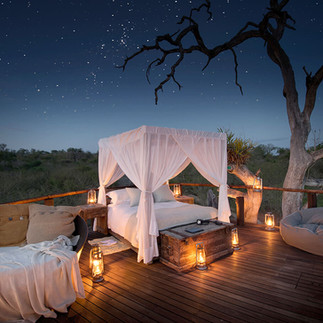 Star Bed in Lion Sands Luxury Safari South Africa