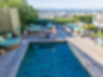 Atzaro Cape Town rooftop pool with beautiful view of Cape Town and Ocean